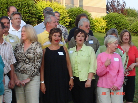 assembling for class photo 6