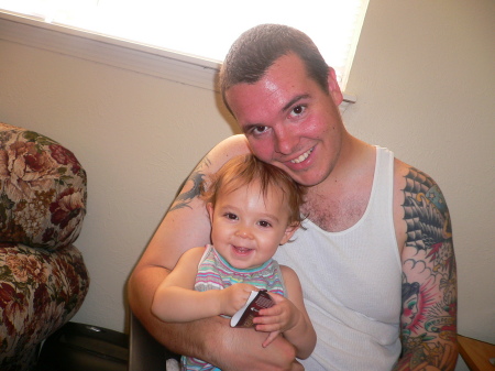 My Son Rickey and Granddaughter Jade