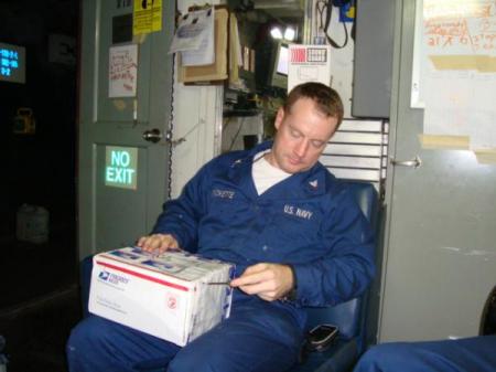 Zack on the USS THEODORE ROOSEVELT CVN-71