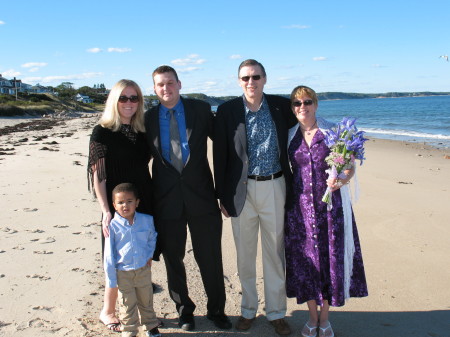 My second wedding with son, his girlfriend and