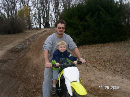Me and the youngest, Trevor