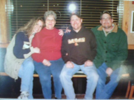 me, my mom, my brother Rusty, & brother Dusty