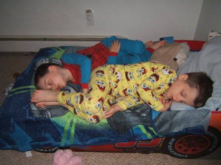 Theo & Alex Sleeping 2009