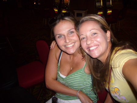 Kelly and I in the Luxor