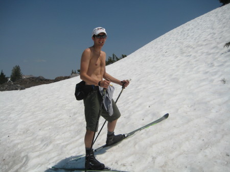 Skiing on June 29, 2008