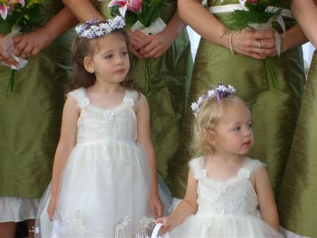 Gabrielle and Erin at my nephews wedding