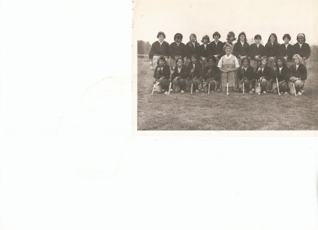 SBHS Girl's Field Hockey Team Fall 1967