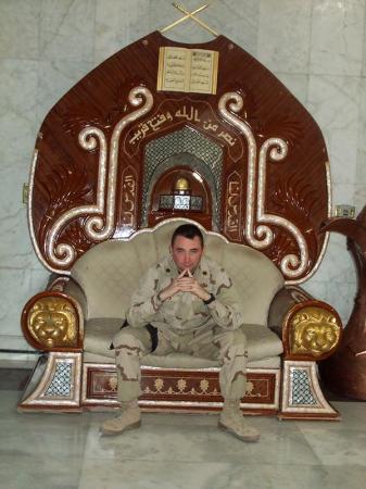 Sittin in Saddam's Chair