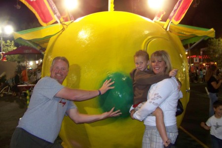 Steve, Cole & Dana at the fair - Lemonade??