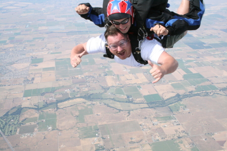 me jumping out of a good plane.