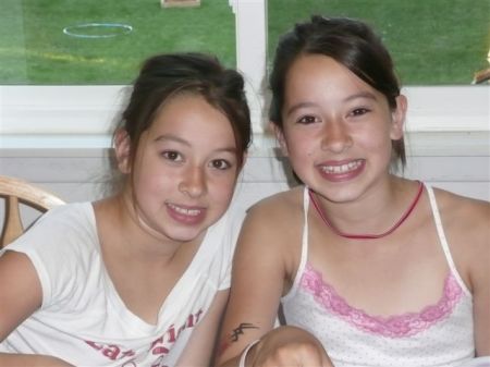 Our twin nieces - Alli & Erin