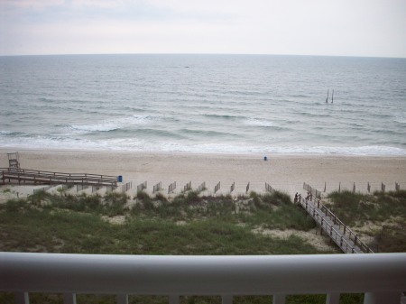 View from our room, Carolina Beach,NC 2008