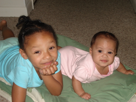 My Granddaughters Gabrielle and Tierra