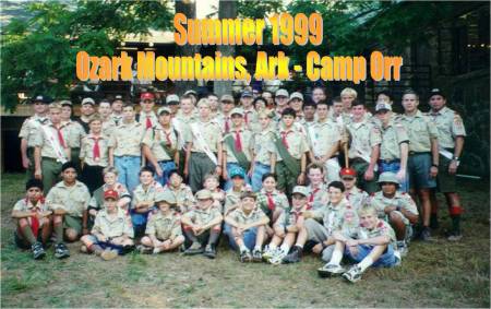 Troop 731 - Summer Camp in Ozark Mountains