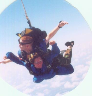 Me free fallin! Skydive Atlanta