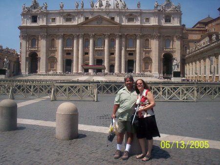 Me and Myrna at Vatican City