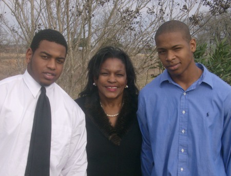 Grandma & the boys....