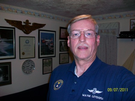 Wayne in his Civil Air Patrol polo shirt.