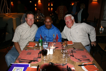 Dinner with my good friend in South Africa