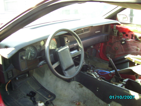 old interior in camaro