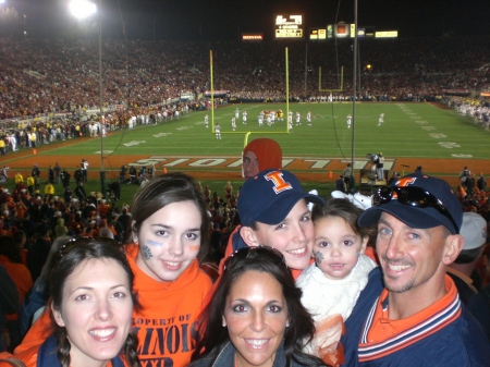 Rose bowl game Illini versus USC