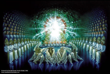 This is a depiction of the Lords Throne Room