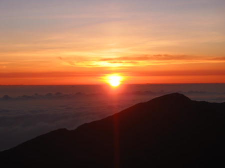 Sunrise from the top of Haleakala