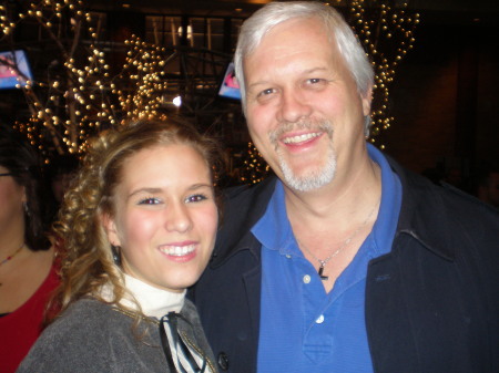 Donica & Dad at Scrooge
