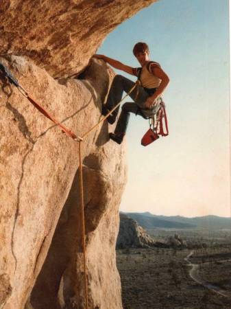 Climbing in Joshua Tree