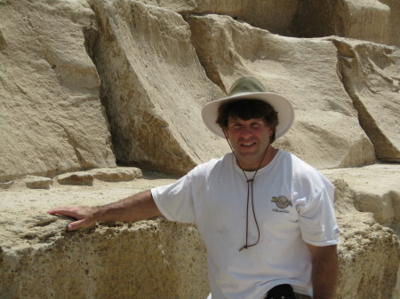 At the Great Pyramid July 17, 2008