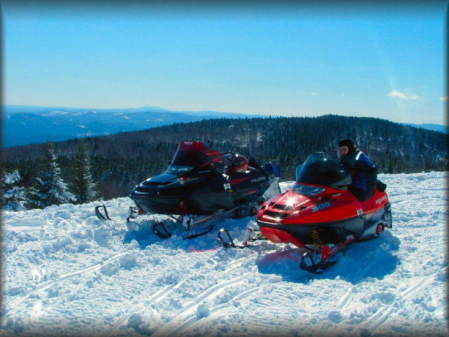 My wife and I's Sleds