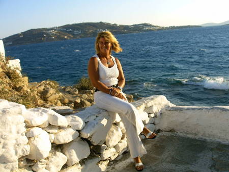Ana in Mykonos Greece 2008