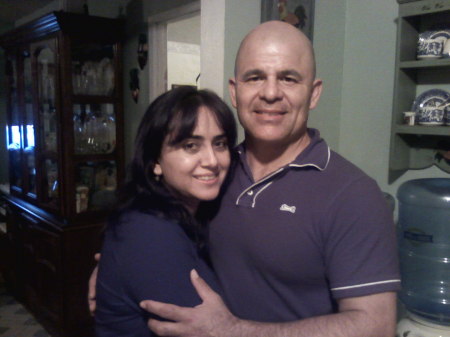 my wife maribel and me