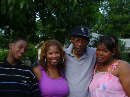 My lil brother,me,dad,and sister