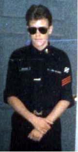 In uniform