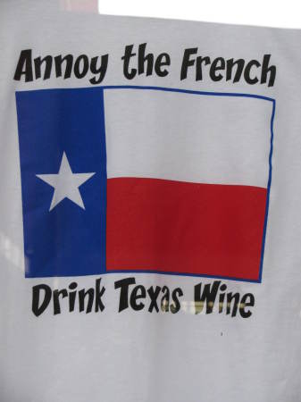 My wine of choose is from Texas