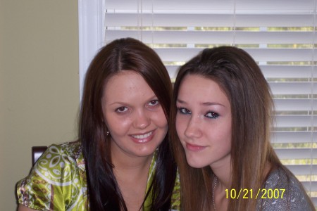 Daughters Jerica and Haley...