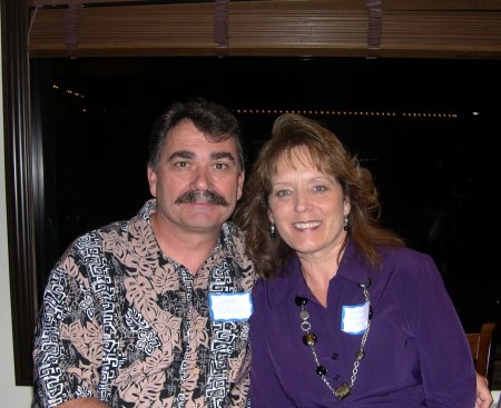 John & I at the pre-reunion dinner.