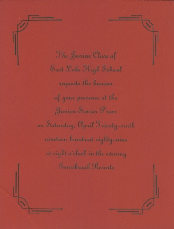 1989  prom invite