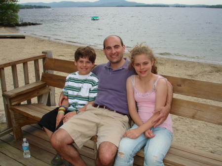 With niece & nephew Memorial Day 2008