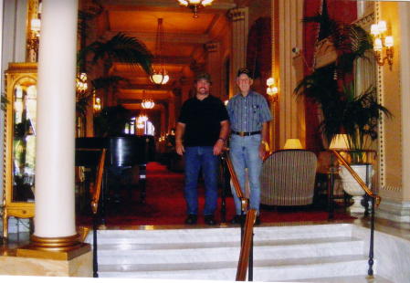 Dad & I at the Willard Hotel, Washington DC