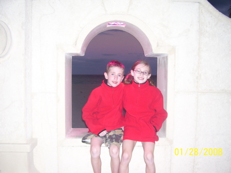 Bailey and Graham at Hollywood Beach,FL