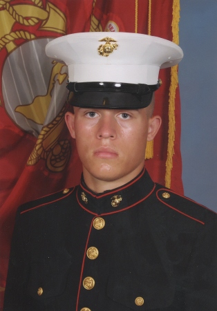 My Son USMC P1st class Justin Warren Brown