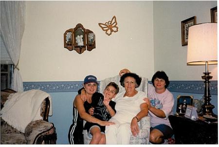 Grandma, Paul, mom and myself