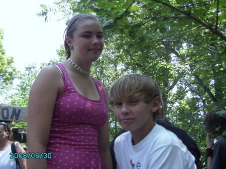Natalie and Alex at Silver Dollar City