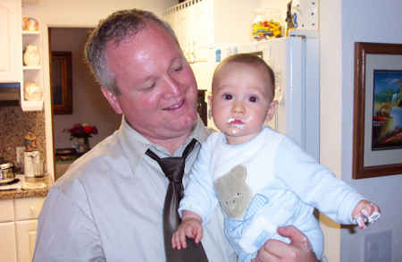 Andre and I at his Baptism