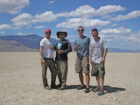 me and my dudes in the Alvord Desert
