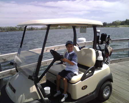 #1 Grandson, and next golfing great!!