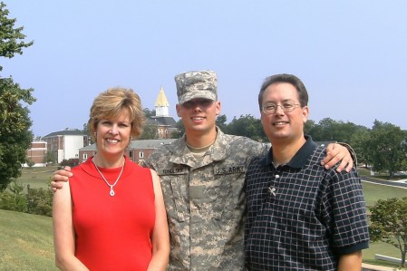 Proud Mom and Dad with our Cadet Preston