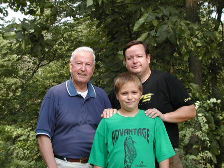 3 generations of Johnson men